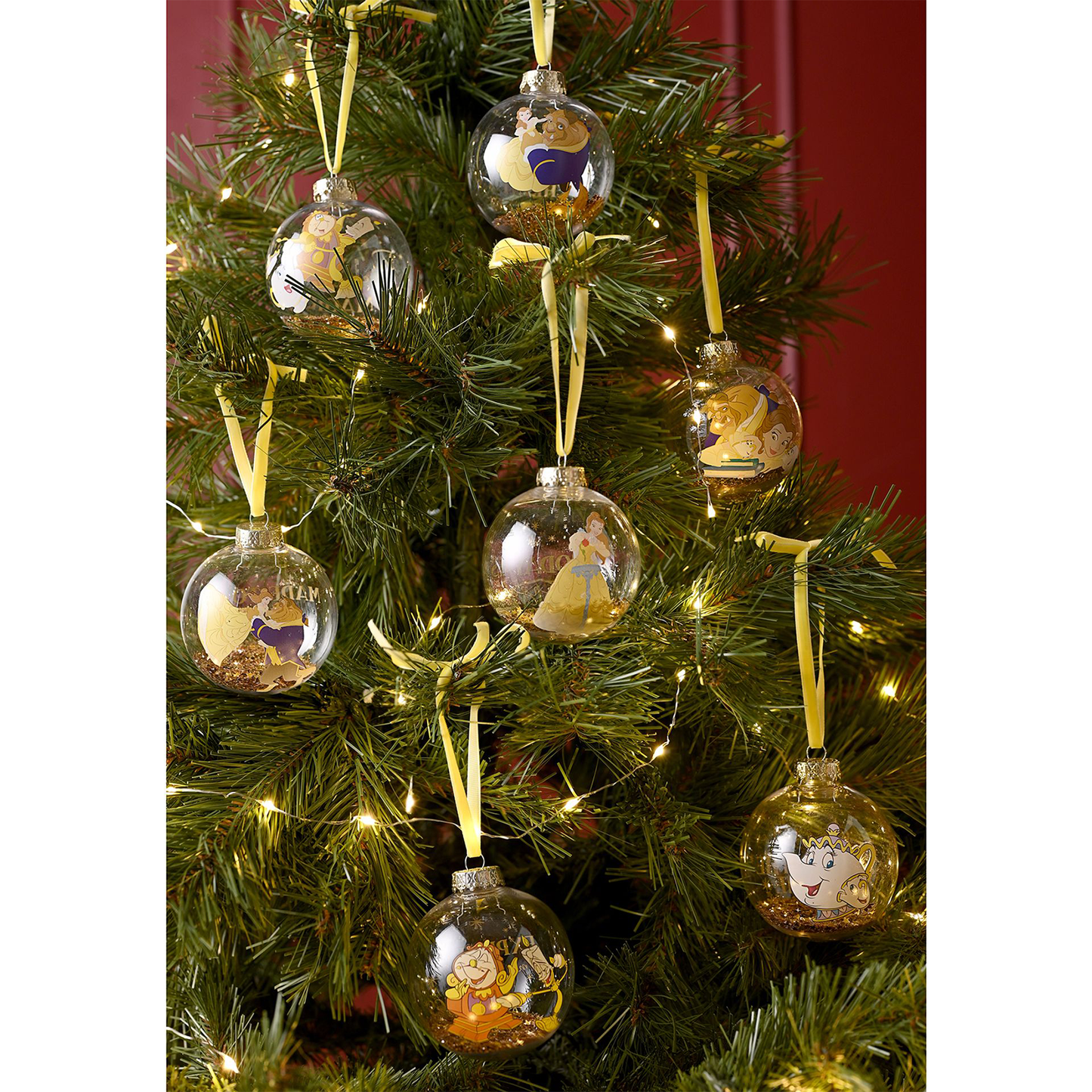 Disney: La Bella e la Bestia - Palline Natale (Stia con Noi)