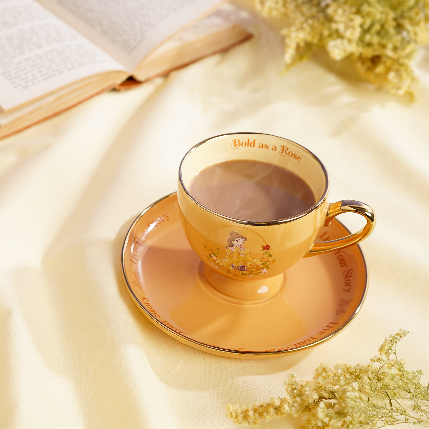 Disney: Belle - Tazza con piattino