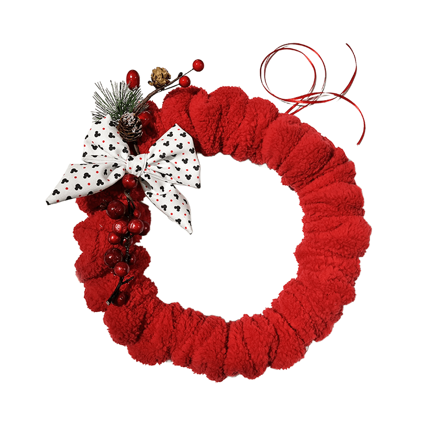 Ghirlanda Natalizia Handmade – Mickey Holiday Edition