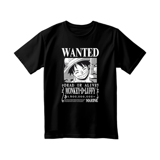 One Piece: Wanted Luffy - T-Shirt