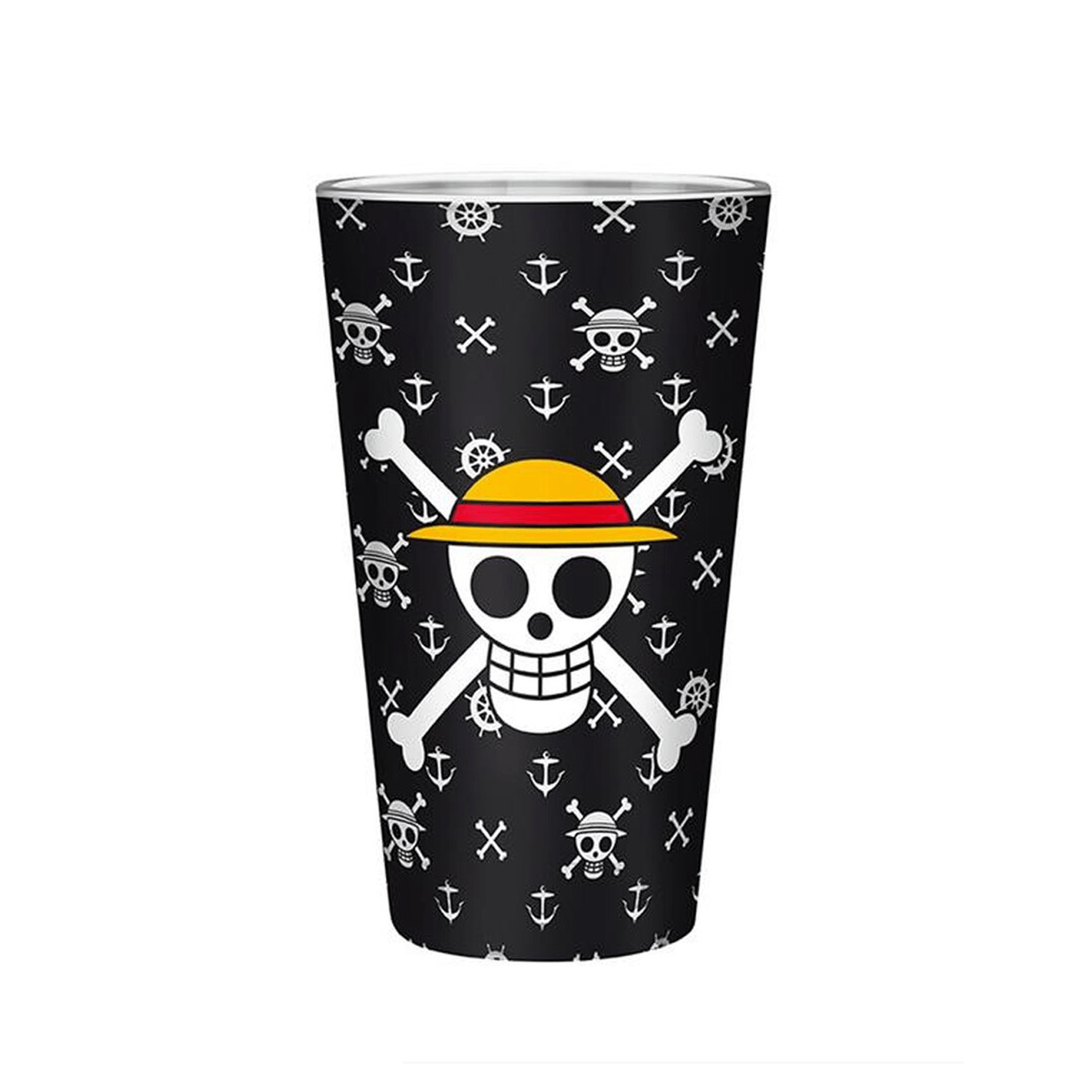 One Piece: Cappello di Paglia - Bicchiere vetro