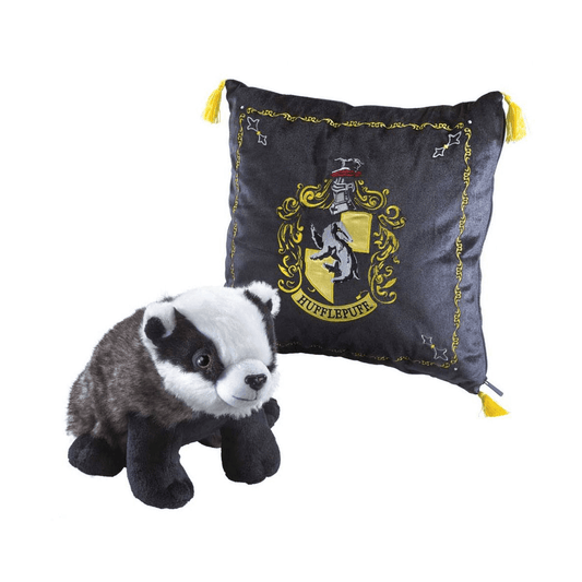 Harry Potter: Cuscino mascotte con peluche - Tassorosso