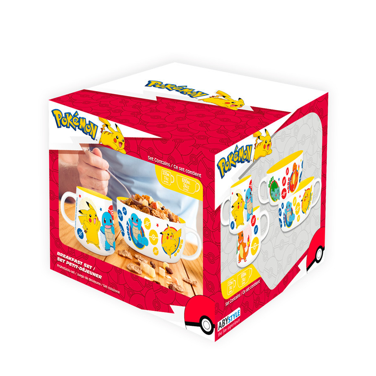 Pokémon: Set Colazione: Tazza + Ciotola