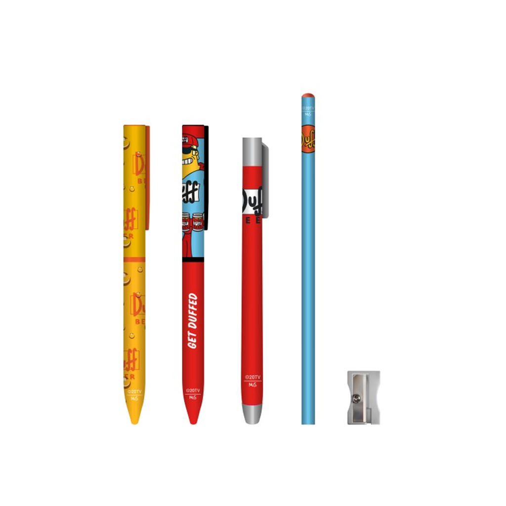 The Simpsons: Duff - Portapenne + Set cancelleria