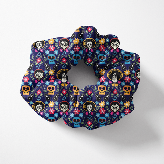 Scrunchie: Coco skull