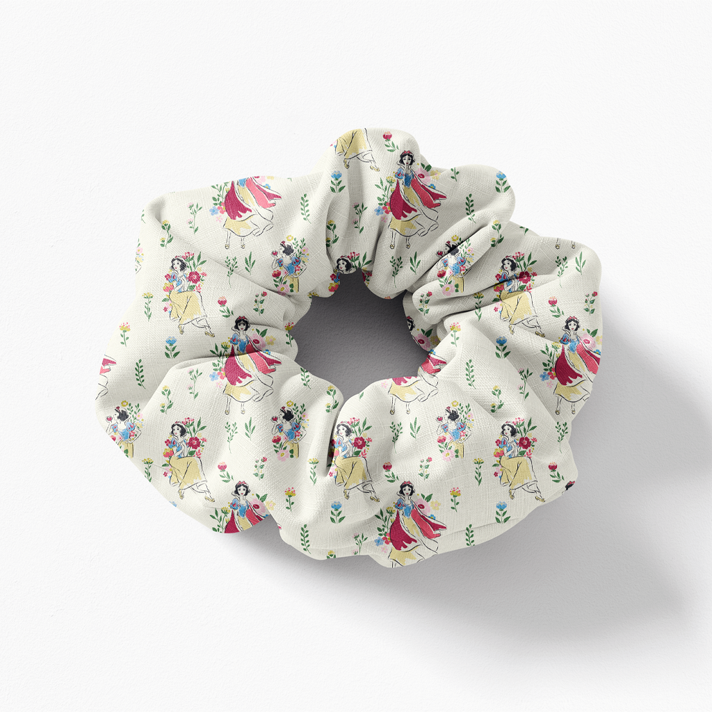 Scrunchie: Biancaneve flowers