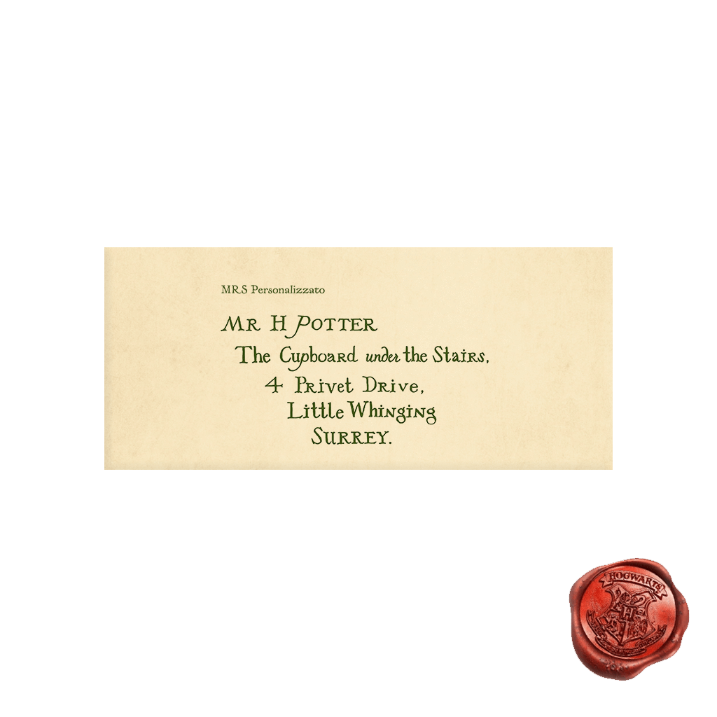 Lettera Personalizzata: Accettazione Hogwarts