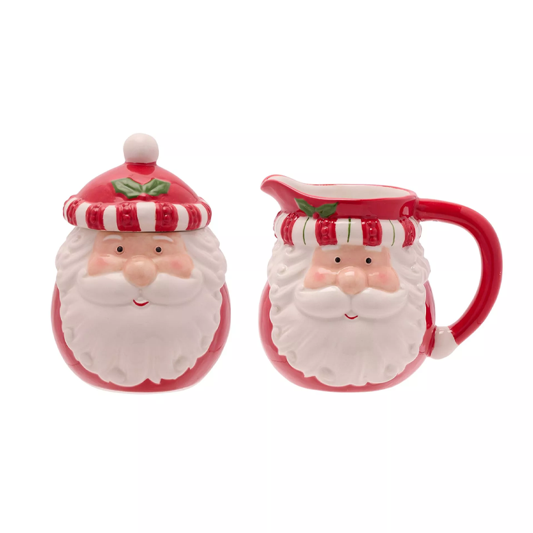 Magic Christmas: Babbo Natale - Set zuccheriera e lattiera