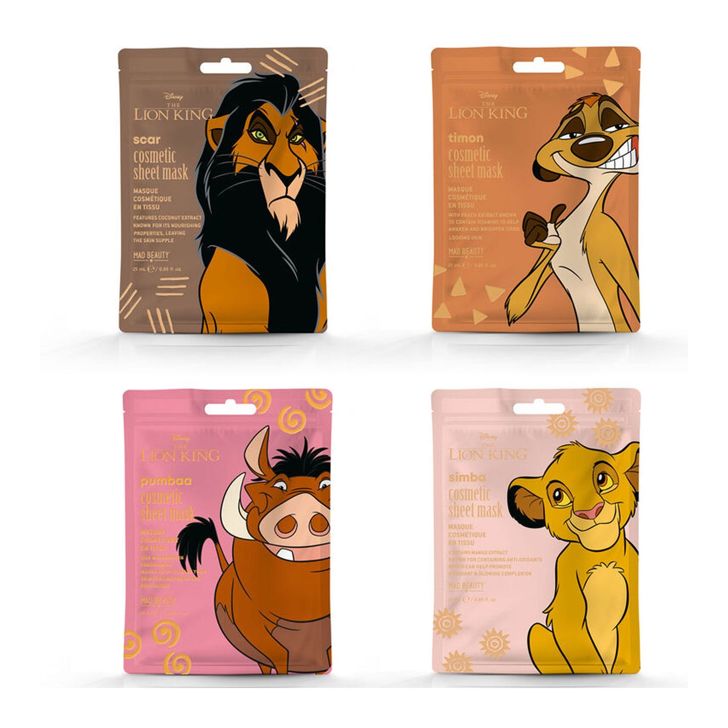 DISNEY: IL RE LEONE - SET MASCHERE VISO