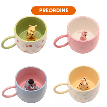 Disney: Winnie the Pooh - Set Tazze 3d (4 pezzi)