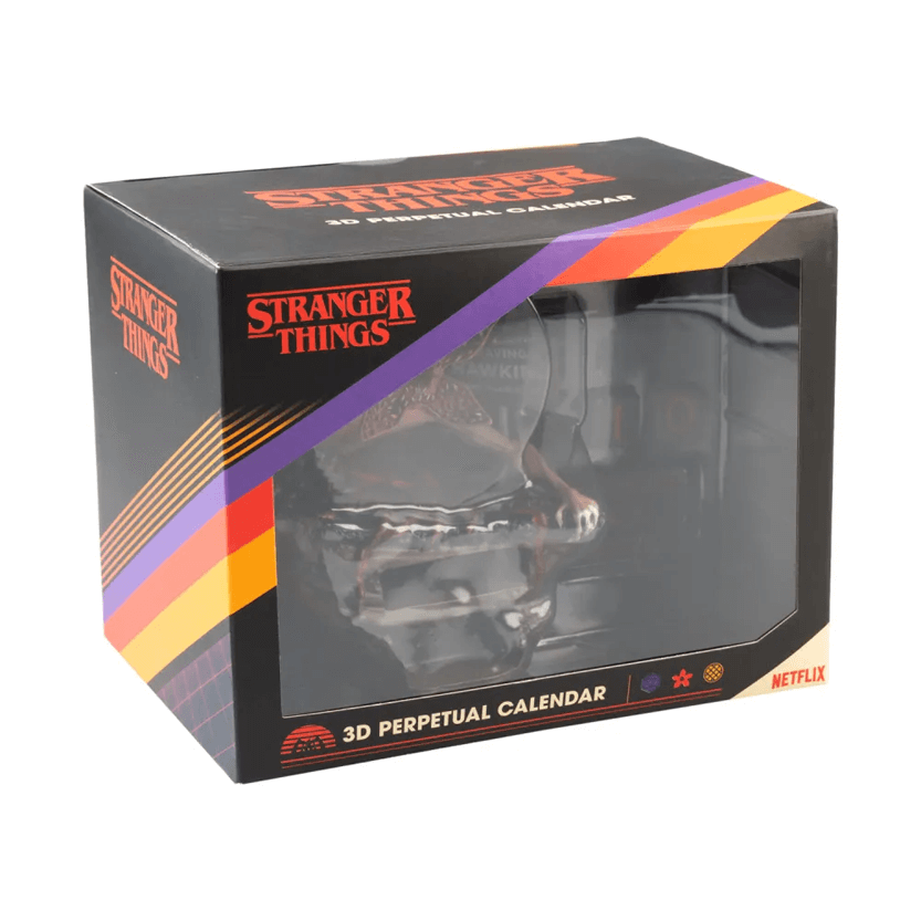 Stranger Things: Demogorgone - Calendario perpetuo 3d