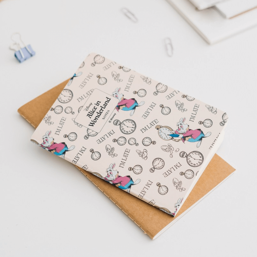 Disney: Alice nel Paese delle Meraviglie - Mini Notebook A6 (3 pezzi)