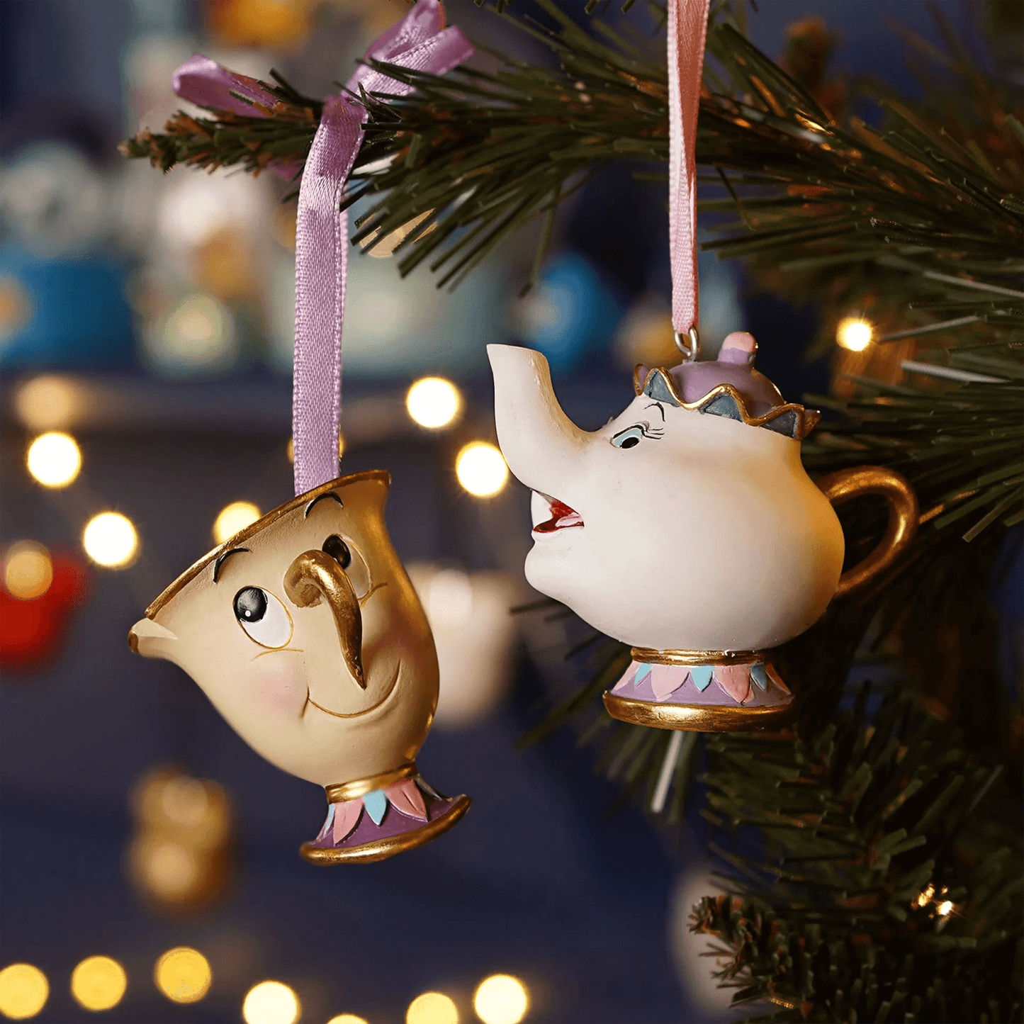 Disney: La Bella e la Bestia - Mrs Bric e Chicco (Decorazione)