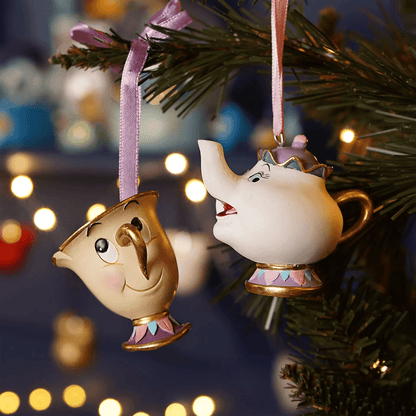 Disney: La Bella e la Bestia - Mrs Bric e Chicco (Decorazione)