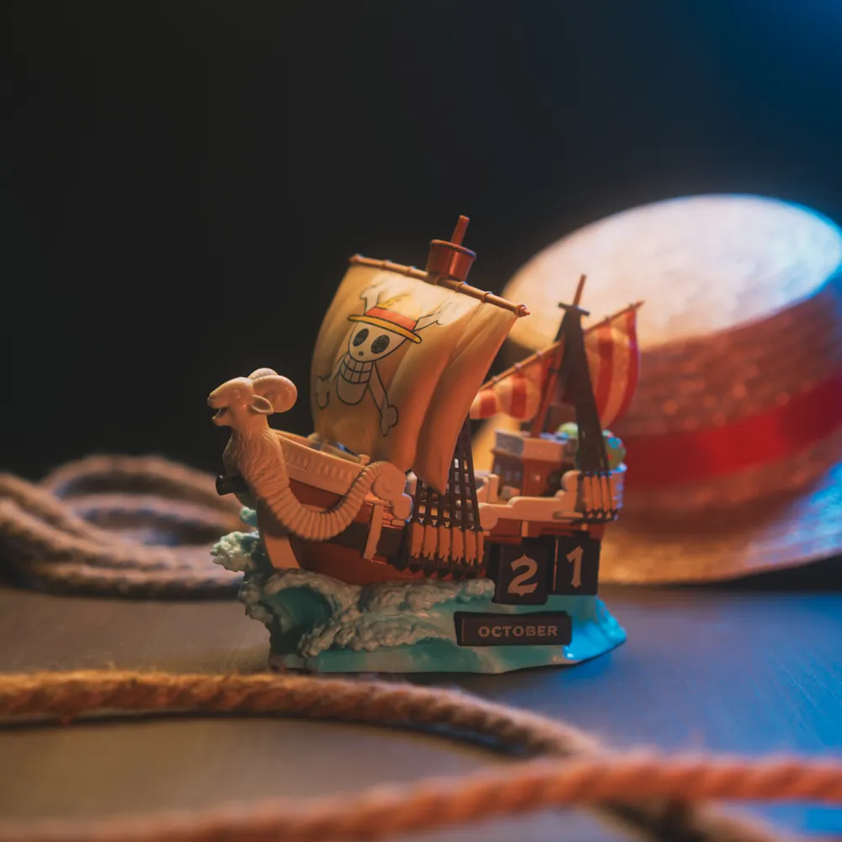 One Piece: Going Merry - Calendario perpetuo 3D