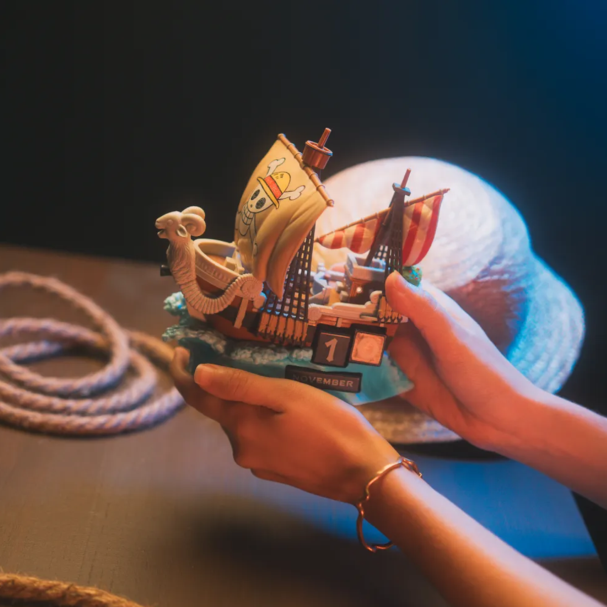 One Piece: Going Merry - Calendario perpetuo 3D