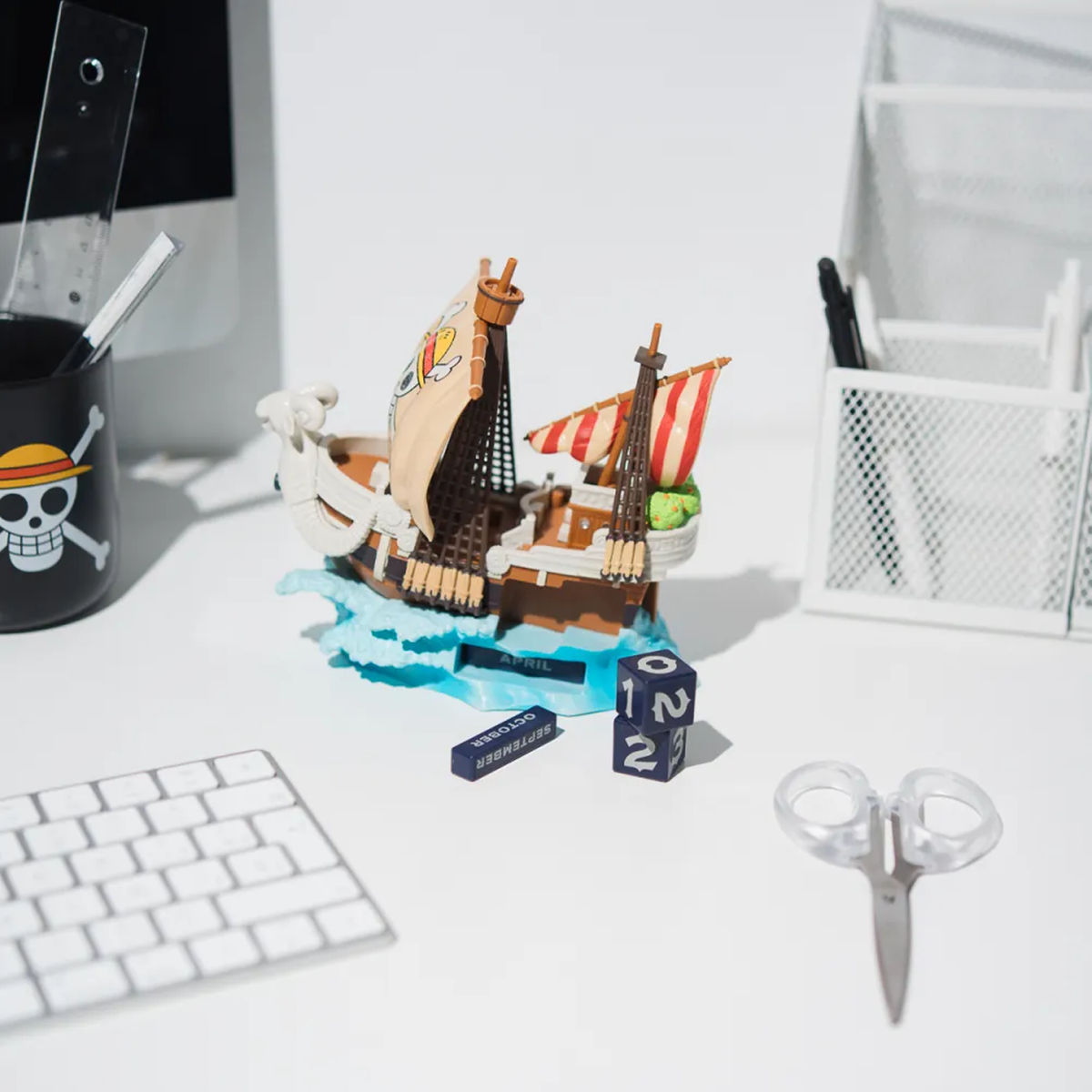 One Piece: Going Merry - Calendario perpetuo 3D