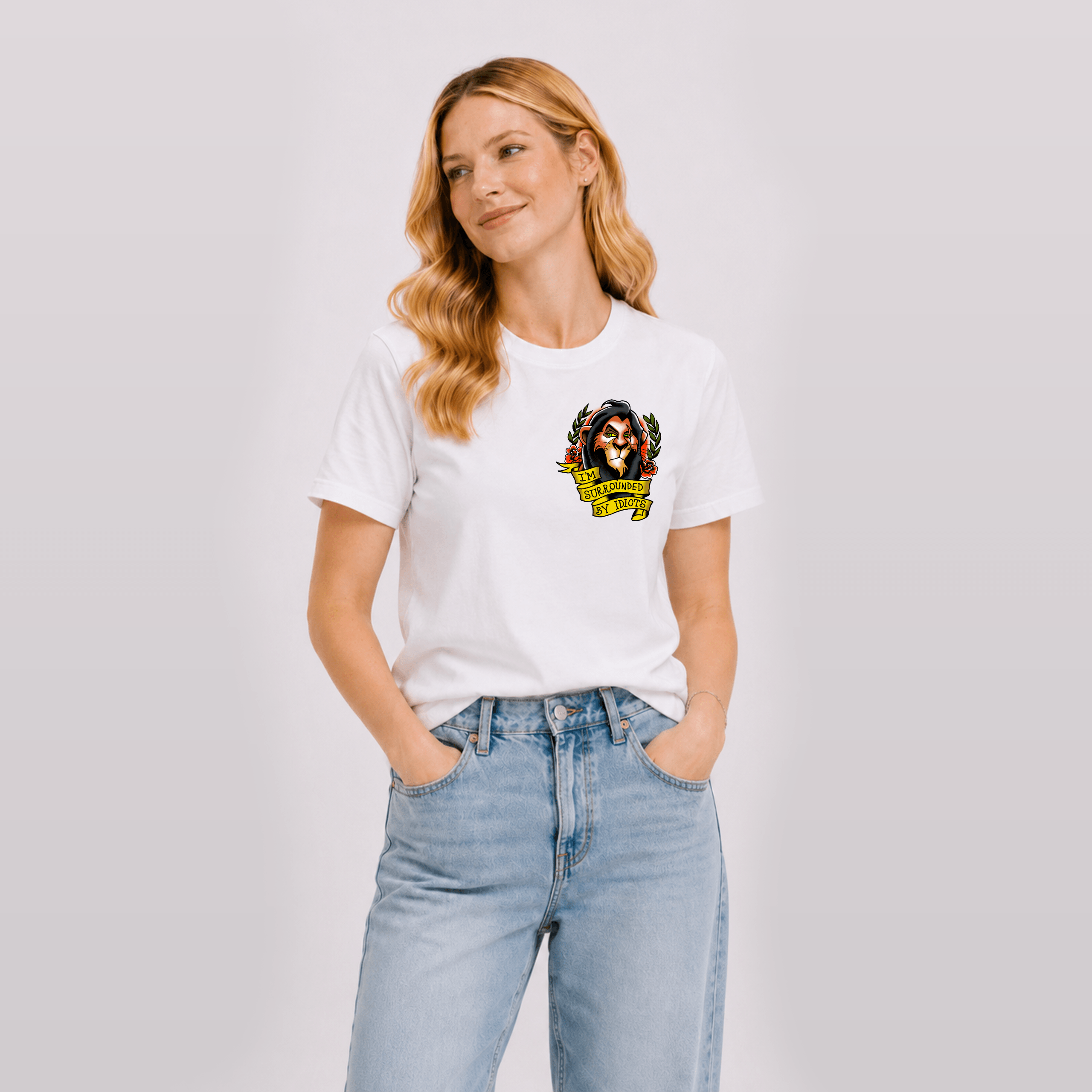 T-shirt: Idiots