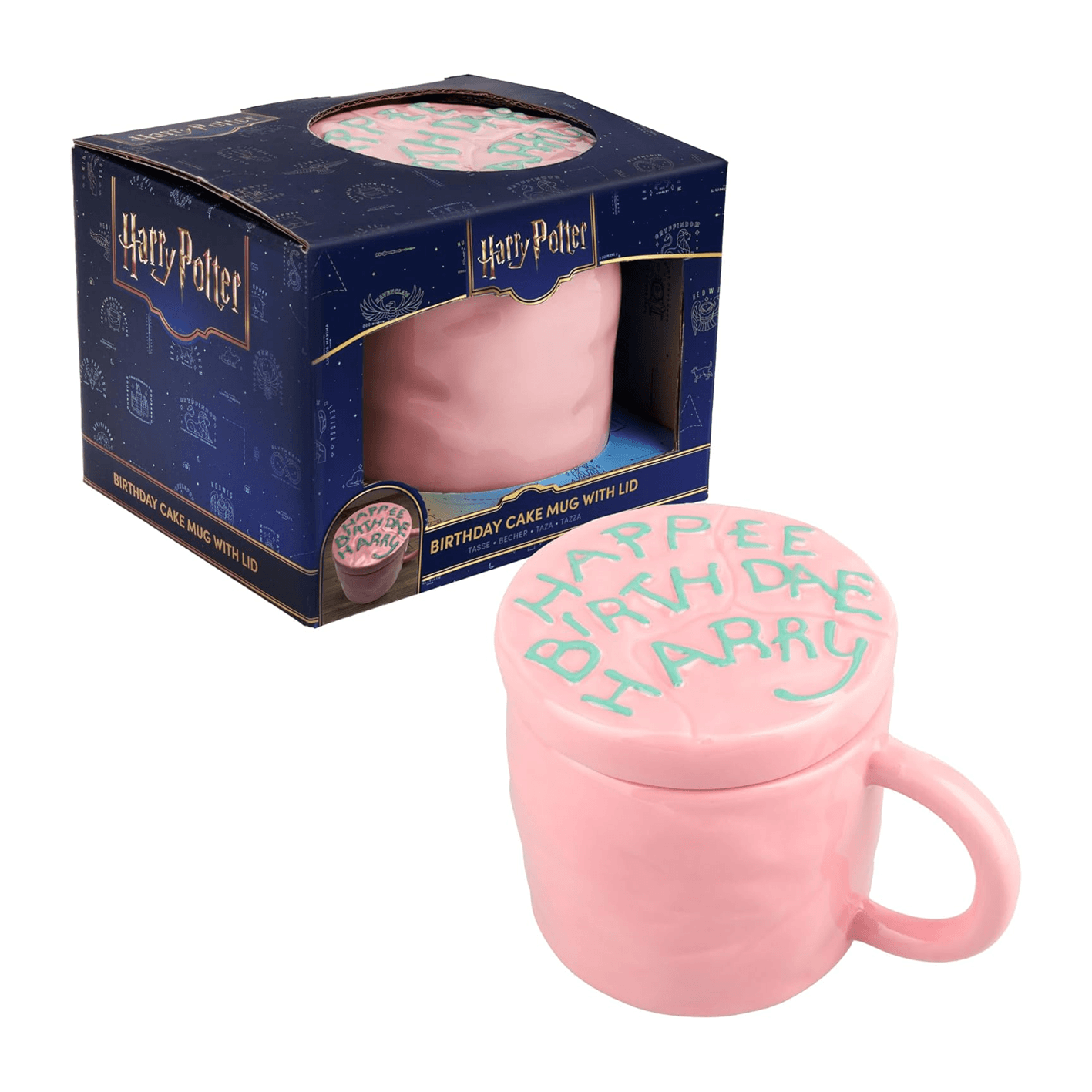 Harry Potter: Happee Birthdae - Tazza con coperchio