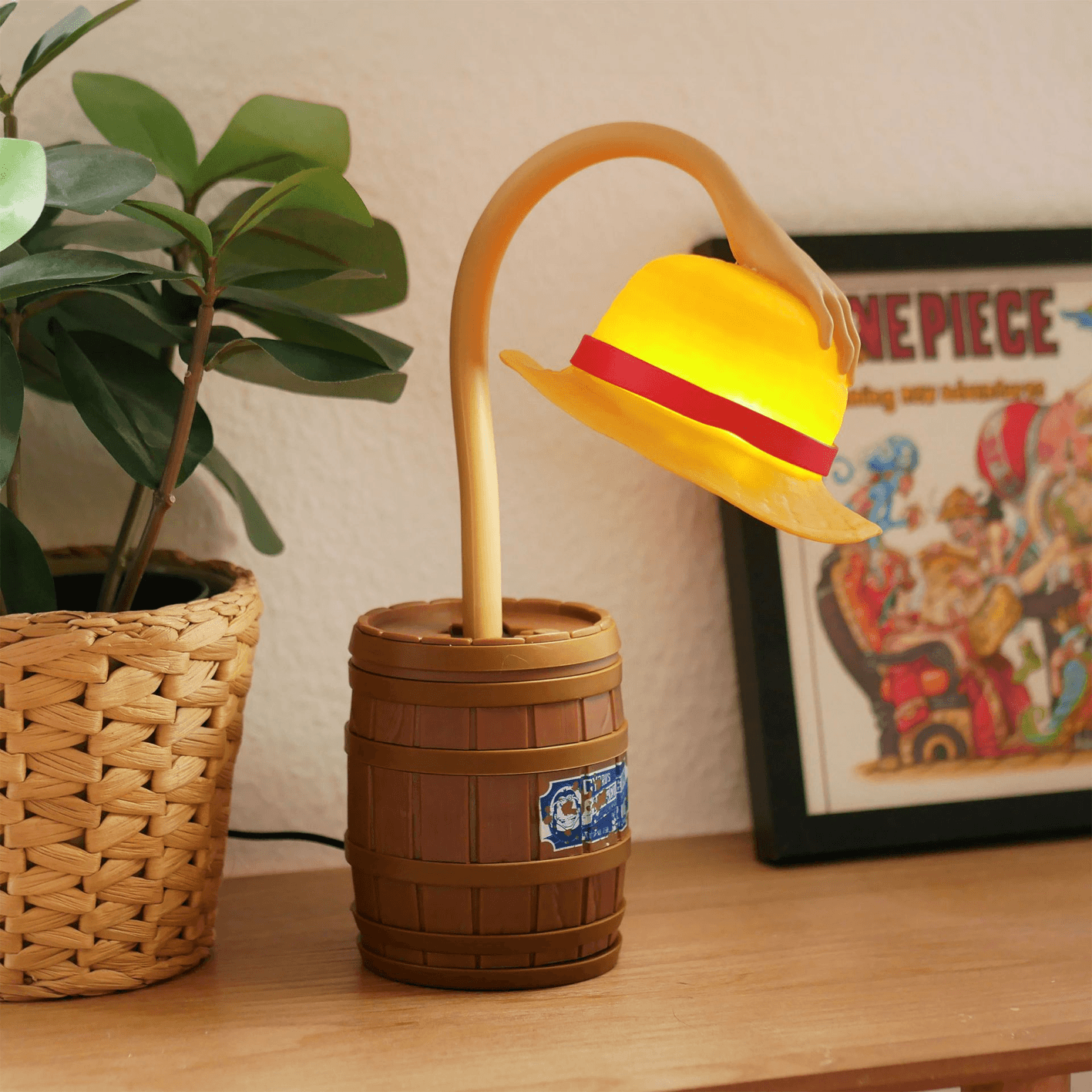 One Piece: Cappello di Paglia - Lampada da tavolo
