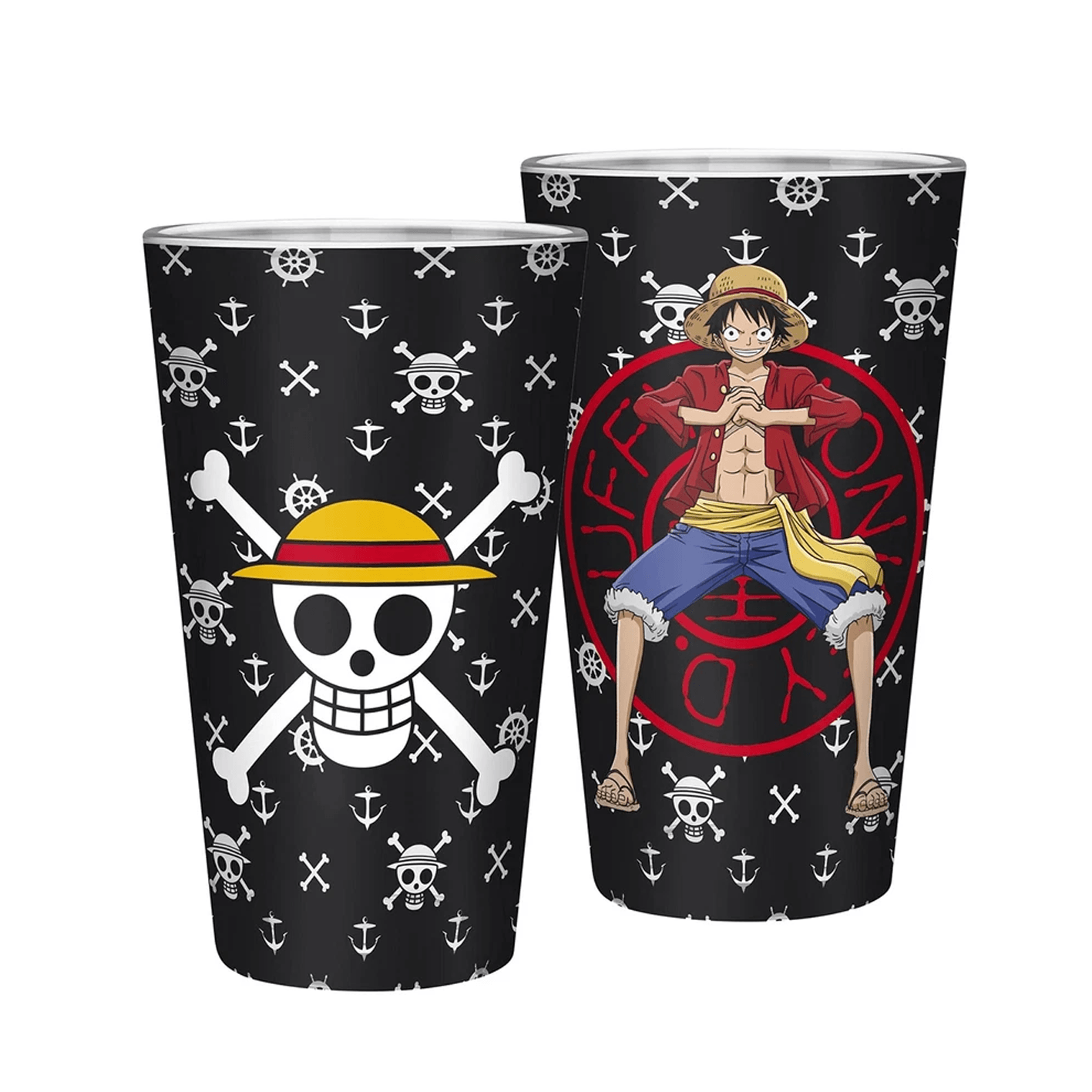 One Piece: Cappello di Paglia - Bicchiere vetro