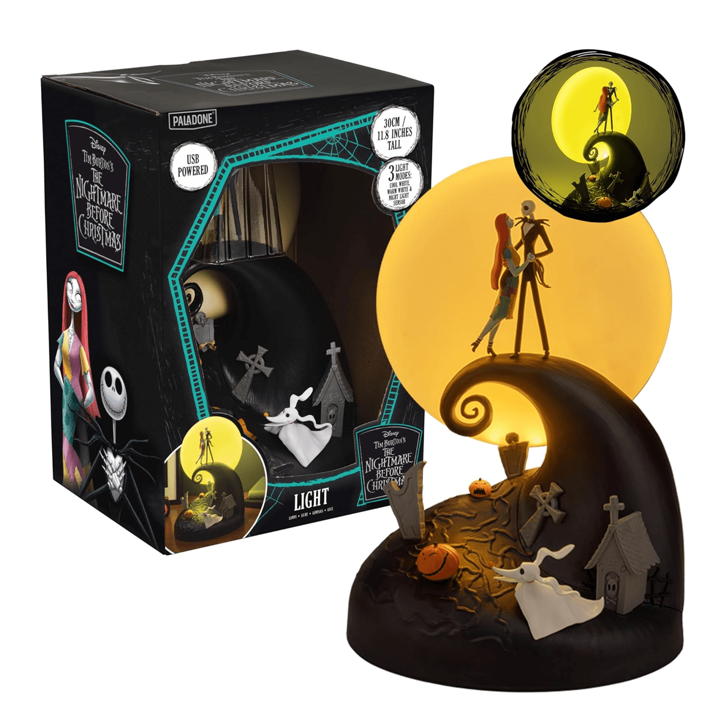 Nightmare Before Christmas: Jack & Sally - Lampada