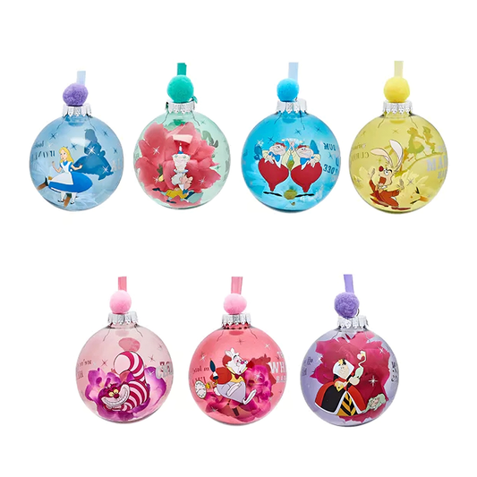 Disney: Alice in Wonderland - Set palline Natale