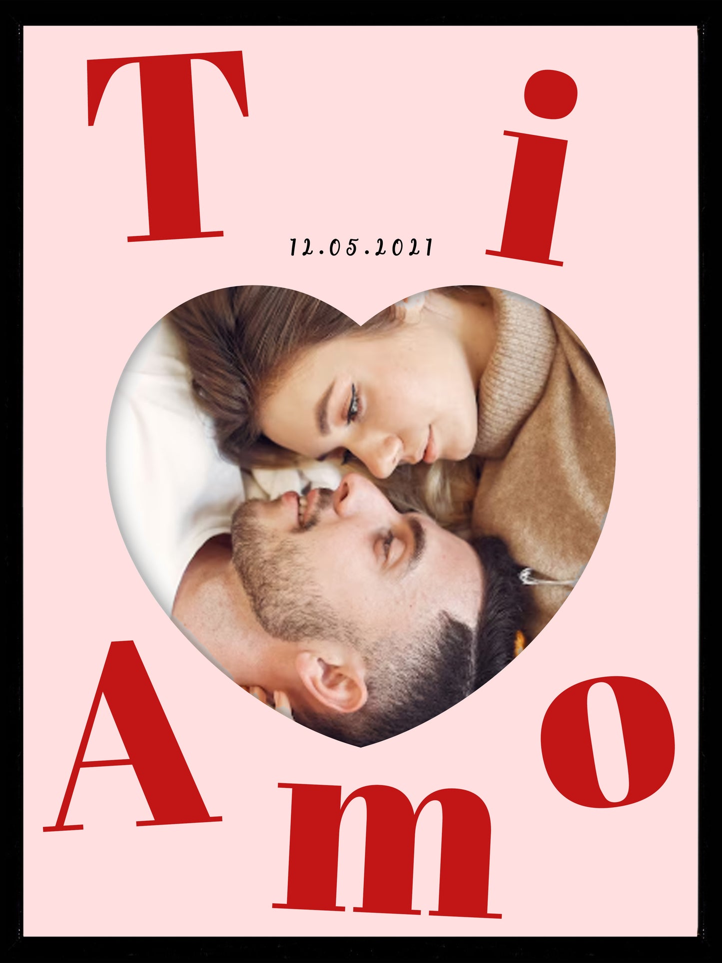 Poster personalizzato - Cuore (30x40 cm)