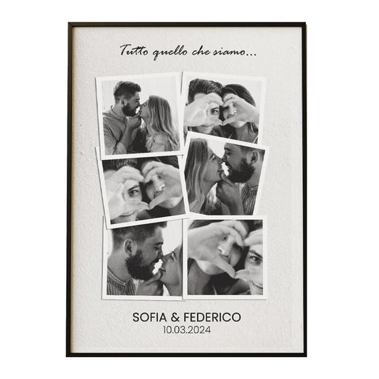 Poster personalizzato - Bianco e nero (30x40 cm)
