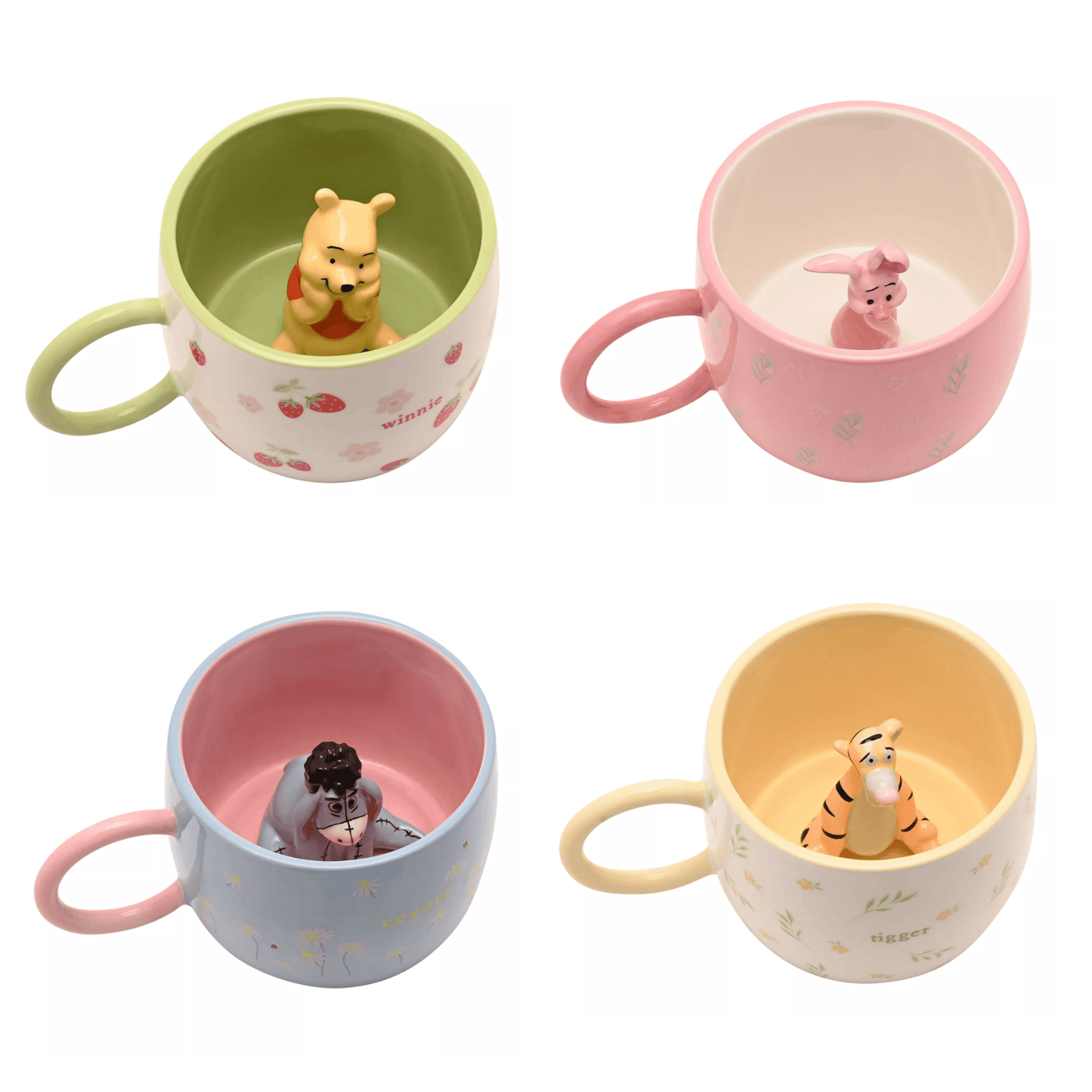 Disney: Winnie the Pooh - Set Tazze 3d (4 pezzi)