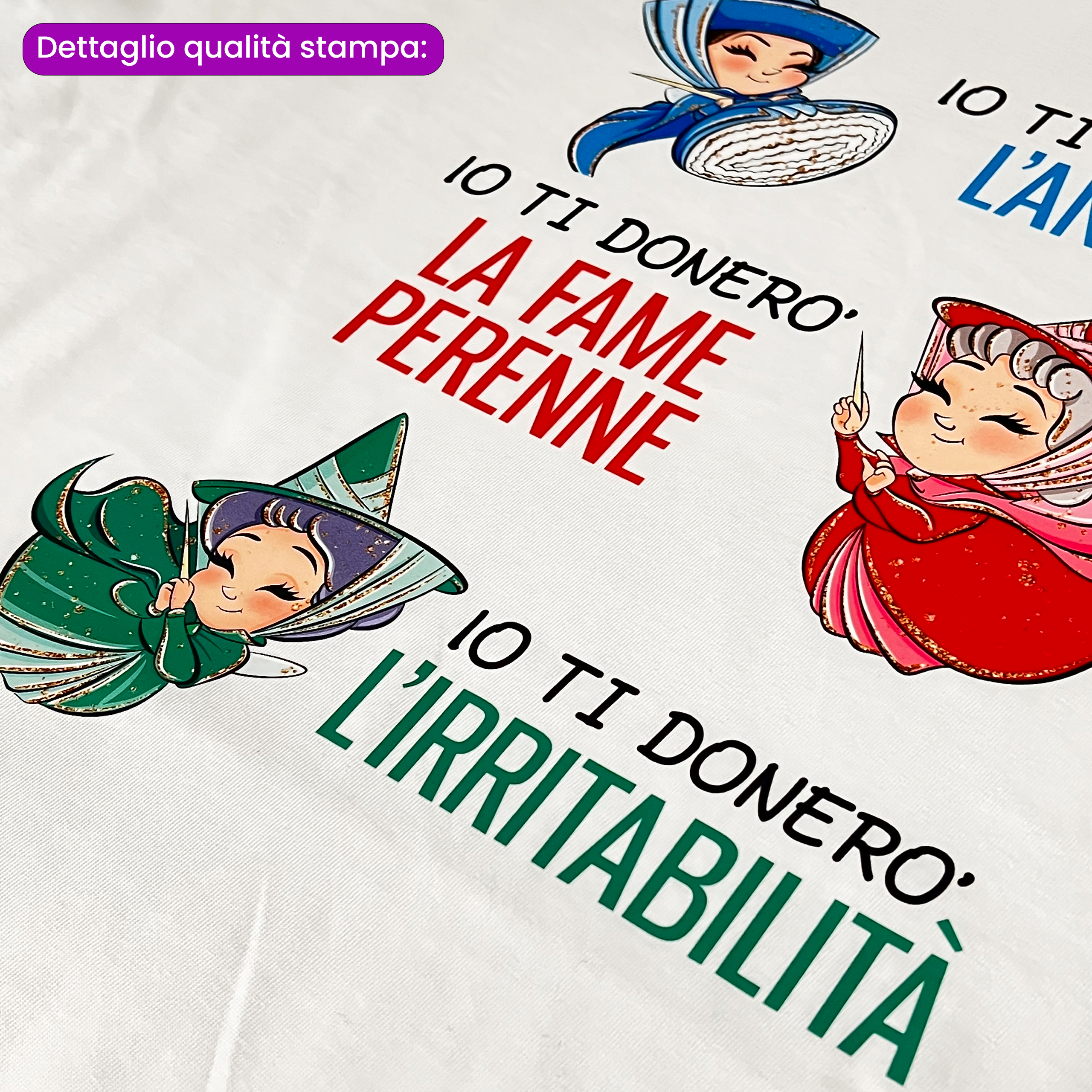 T-shirt: Doni fatine