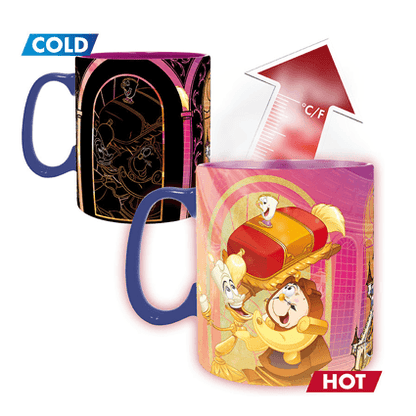 Disney: La Bella e la Bestia - Tazza termosensibile