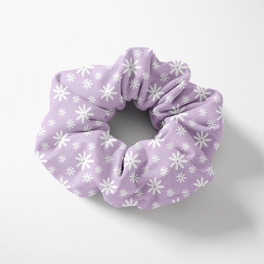 SCRUNCHIE FIORI VIOLA