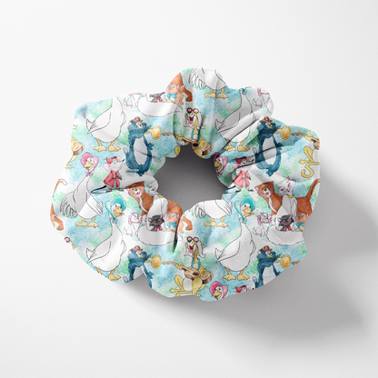 SCRUNCHIE ARISTOGATTI WATERCOLOR